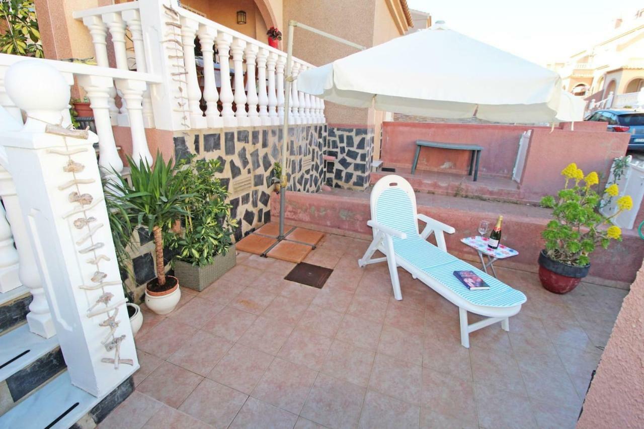 Bungalow Con Terraza, Piscina Y Vistas Al Mar Гран-Алакант Экстерьер фото